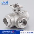 CE High Platform 3 way Ball Valve